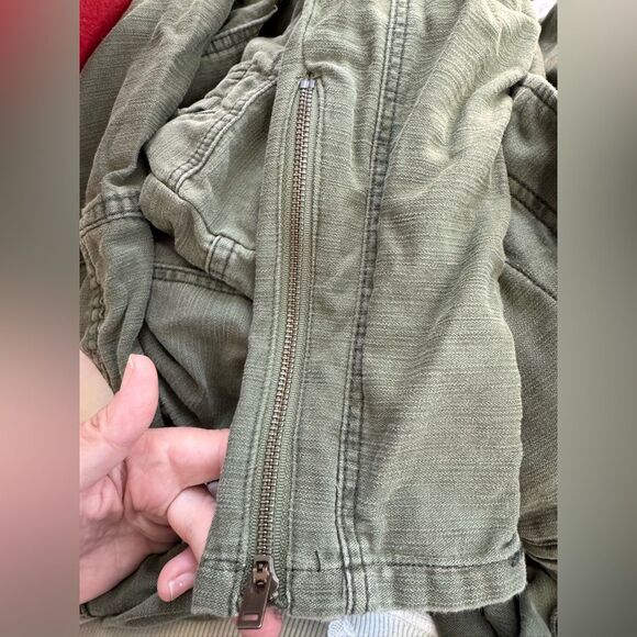 We The Free Free People Women's Cargo Zip Utility Jumpsuit in Green Size XS - Picture 11 of 11